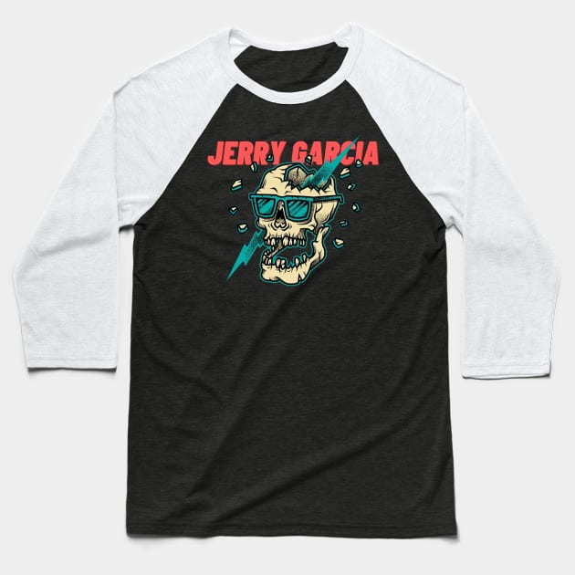 jerry garcia Baseball T-Shirt by Maria crew